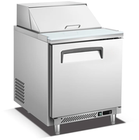 Réfrigérateur pour garnitures de pizza, table de préparation de pizza, réfrigérateur de présentation, bar à salades, réfrigérateur
