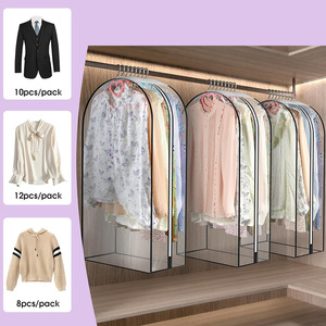 Funda protectora transparente para ropa con cremallera para colgar en el armario - Product Image 2