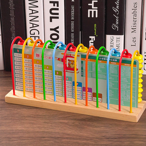 Ábaco de madera YB de 12 niveles para niños, juguete de aprendizaje de matemáticas, ayuda didáctica para la educación temprana en aritmética - Product Image 2