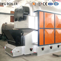 Caldera de Vapor Automática Tipo Cadena YG DZL con Sistema de Alimentación por Gravedad, Limpieza Automática de Cenizas, Funciona con Biomasa, Cáscara de Arroz y Paja de Trigo