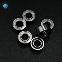 Roulement dentaire à une rangée SR144TLZNW P4 de précision, scellé, avec cage en céramique PAI, lubrifié à la graisse, 3.175x6.35x2.78mm, pour réparation WH