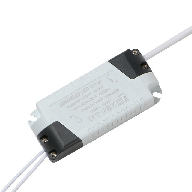 12-18W 280mA Single Output Wide Range Constant Current Type Indoor Lighting LED Driver