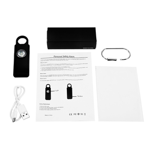 Nouveauté alarme personnelle 130dB alarme de sécurité personnelle porte-clés Rechargeable avec lumière LED défense Anti attaque viol - Product Image 6