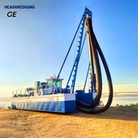 Draga de succión de arena de 10 pulgadas, máquina de dragado por succión a chorro de alto rendimiento de 800 m³/h para minería de arena de río