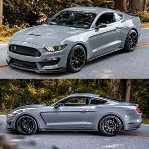 Rollos de Vinilo para Envolver Automóviles Color Gris Caramelo Brillante al por Mayor, Envoltura Gris <span class=keywords><strong>Nando</strong></span> para Automóviles, Gris Hormigón para Porsche - Product Image 2