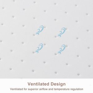 Surmatelas en mousse à mémoire de forme King Queen Size coussin en latex ventilé haute <span class=keywords><strong>densité</strong></span> Design traditionnel anti-pression hôtels pliable - Product Image 4