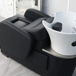 Luxury PU Leather Spa Head Salon Headspa Bed Barber Shop Furniture Thai <b>Shampoo</b> Sink Wash Basin and <b>Chair</b> Salon Equipments - Product Image 4