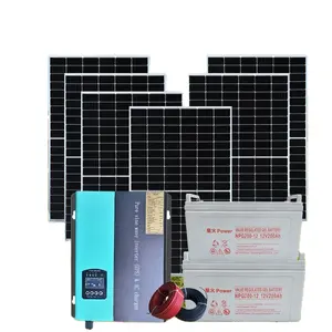 3KW solar energy system for home photovoltaic panel kit solar panels system solar panels and battery