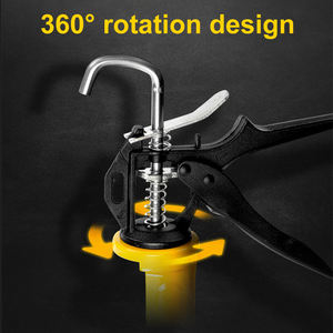 Pistola de calafateo de silicona, mango de aluminio, tipo resistente, sin goteo, 10oz - Product Image 6