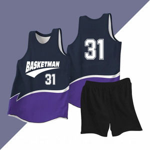 Camiseta de Baloncesto Sublimada Personalizada, Talla Grande, Transpirable, de Malla, Uniforme de Baloncesto de Alta Calidad con el Último Diseño - Product Image 5