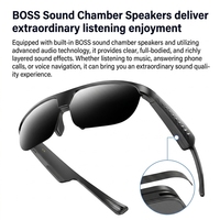 Occhiali Audio Intelligenti con Traduzione AI, Suono Stereo, Cuffie con Cancellazione del Rumore ENC, Protezione UV400, Occhiali da Sole IPX5