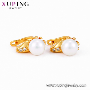 E-20 Xuping <span class=keywords><strong>perla</strong></span> delle donne gioielli in oro imitazione <span class=keywords><strong>perla</strong></span> <span class=keywords><strong>clip</strong></span> su <span class=keywords><strong>orecchini</strong></span> - Product Image 3