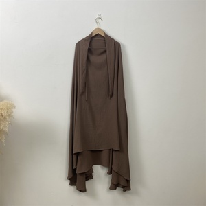 2339 #   Jilbab Khimar long une pièce de style britannique de Dubaï avec Niqab, 5 couleurs, Hijab pour femmes musulmanes - Product Image 5