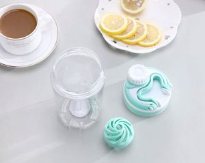550ml/700ml Tritan Plastic Protein Plastic <b>Shaker</b> Water <b>Bottle</b> with Handle Easy Carrier Pink,grey,blue,green,or Customized Color - Product Image 4