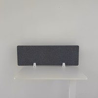 Écran de séparation simple pour poste de travail, panneau de bureau en polyester insonorisant, style moderne et minimaliste, usage commercial