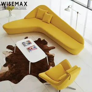 WISEMAX 가구 Foshan 거실 가구 현대 모듈 식 소파 안락 의자 소파 의자 레저 I 모양의 소파