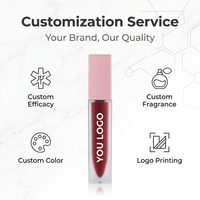 Gloss à lèvres personnalisé avec logo de marque privée, 56 couleurs, teinte à lèvres longue tenue, vente en gros, rouge à lèvres liquide, produits de beauté, gloss