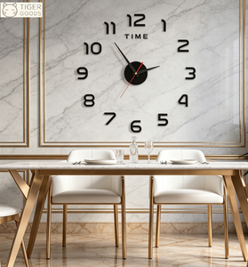 <span class=keywords><strong>Horloge</strong></span> <span class=keywords><strong>murale</strong></span> 3D lumineuse TGYW, sans cadre, en acrylique, DIY, <span class=keywords><strong>horloge</strong></span> numérique, autocollants muraux, <span class=keywords><strong>horloge</strong></span> silencieuse pour le salon, la chambre <span class=keywords><strong>à</strong></span> coucher, le bureau, décoration <span class=keywords><strong>murale</strong></span> - Product Image 1