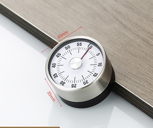 Recordatorio de cocina Temporizador mecánico Reloj despertador giratorio con imán Atracción magnética - Product Image 5