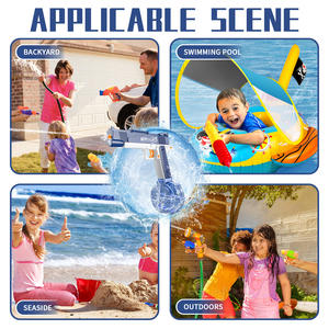 ปืนฉีดน้ำอัตโนมัติสำหรับเด็ก รุ่น <span class=keywords><strong>M1911</strong></span> ใช้แบตเตอรี่ สีฟ้า ของเล่นยิงน้ำสำหรับเด็กผู้ชาย เล่นได้ทั้งในสระน้ำและชายหาดช่วงฤดูร้อน - Product Image 5