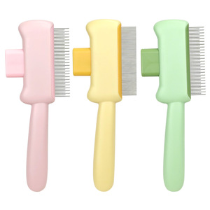 <b>Pet</b> Comb Dog Hair Remover Self Cleaning One Button Press For Daily Grooming - Product Image 5