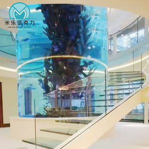 Hot Koop Factory Direct Prijs Ronde Cilinder Acryl Vis Aquarium Cylindrique - Product Image 3