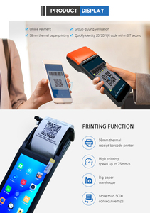 Hot New 5,5 "Pantalla táctil de mano Android 8,1 <span class=keywords><strong>PDA</strong></span> POS Terminal con impresora térmica de recibos de 58mm - Product Image 4