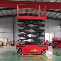 Ce approuvé 10m 12m élévateur à ciseaux hydraulique automoteur ascenseur ascenseur d'entrepôt