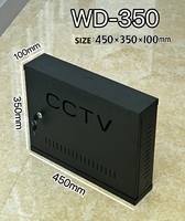 Boîtier de surveillance CCTV mural extérieur en métal et boîtier étanche pour caméras de vidéosurveillance et boîtier électrique faible tension pour fabricants chinois