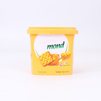 Étiquette IML transparente durable personnalisée pour emballage de pots de yaourt, boîte à biscuits en plastique, fabricants de gobelets IML injectés