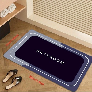 Tappetino antiscivolo per bagno in fango di diatomee, 1 pezzo. IT ha proprietà di super assorbimento dell'acqua e di asciugatura rapida. È asciutto, morbido e antiscivolo - Product Image 4