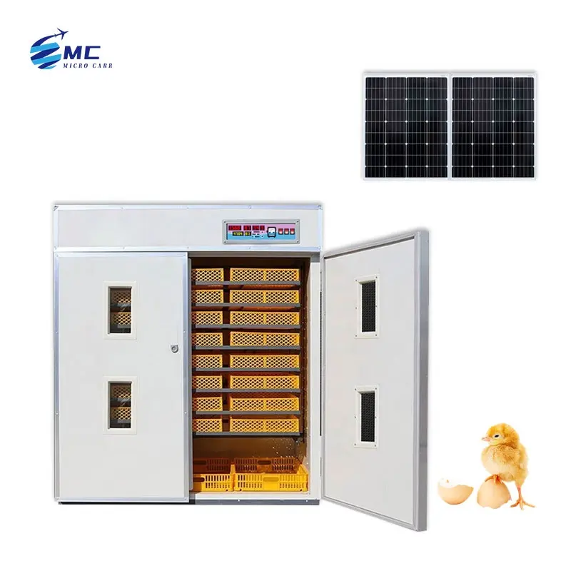 Incubateurs électriques et électriques incubateur d'oeufs solaires avec panneau solaire pour oeuf 150