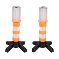 Bâton lumineux de signalisation routière à LED rechargeable pour la sécurité routière
