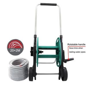 SUNSHINE SX-W-10C <span class=keywords><strong>chariot</strong></span> à <span class=keywords><strong>tuyau</strong></span> pliable haute pression 50FT PVC Kit d'enrouleur de <span class=keywords><strong>tuyau</strong></span> d'<span class=keywords><strong>arrosage</strong></span> arrosoir pour l'irrigation de la pelouse en métal - Product Image 5