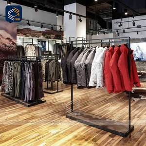 ชั้นวางโชว์เสื้อผ้าตามสั่ง<span class=keywords><strong>เสื้อ</strong></span>ยืดและ<span class=keywords><strong>แจ็</strong></span>กเก็<span class=keywords><strong>ต</strong></span>ร้านอินเทรนด์เฟอร์นิเจอร์<span class=keywords><strong>ร้าน</strong></span><span class=keywords><strong>เสื้อ</strong></span>ผ้าสมัยใหม่ - Product Image 4