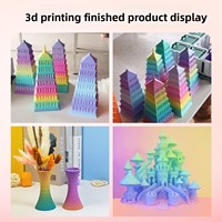 PLA Rainbow Crystal 3D-printfilament 1,75 mm diameter Model Pya05 Compatibel met 3D-printers 175 mm 1 kg