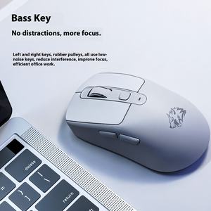 Ratón inalámbrico recargable de modo dual <span class=keywords><strong>Wolf</strong></span> A3 gratis para diestros para oficina o juegos en computadora portátil con sonido de graves - Product Image 3