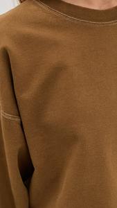 Custom High Quality <strong>Women</strong> Cropped Top French Terry Pullover Crew Neck Gym Sweater Cotton <strong>Jumper</strong> Luxury Oversize Sweatshirts - Product Image 4