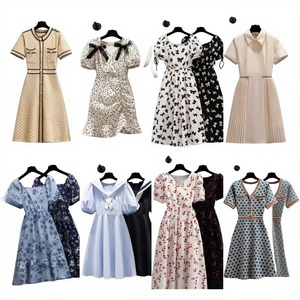 Nouvelle robe décontractée pour femme printemps/été 2023, style industriel, sequins brodés, manches courtes - Product Image 1