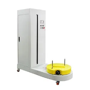 Banding Luggage Wrapper Airport Film Strapping Machine For Wrapping Baggage With Scale Multi Function
