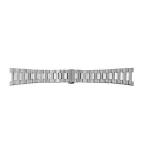 20mm Retro Vintage White Stainless Steel Watch <b>Strap</b> Band Bracelet Breathable Feature for Watches - Product Image 1