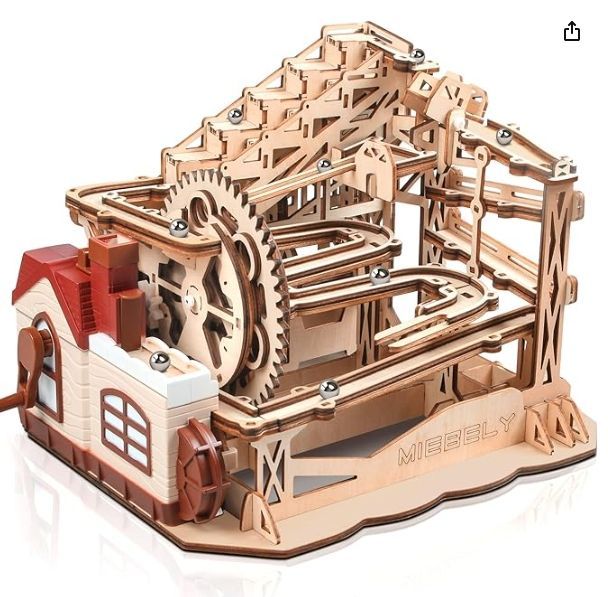 Electronic 3D Wooden Puzzle Adult Craft Toy Mechanical Gear Engineering Kit Home Decoration
