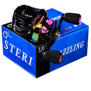 Moulinet de pêche à lancer à la traîne en eau salée ultraléger 7.2:1 9+1bb, pour la pêche à la <span class=keywords><strong>carpe</strong></span>, à la main gauche et à droite, en métal - Product Image 2