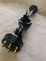 As Roda Belakang ATV Semi Floating 1084 mm 4 Baut Booster Gearbox Lengkap dengan Penggerak Poros untuk Trike Pengangkut Barang Sepeda Motor Roda Tiga