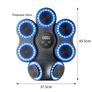Machine d'entraînement de <span class=keywords><strong>boxe</strong></span> murale connectée pour la maison, 9 vitesses, chargement USB-C détachable, sans perçage, musique, PU - Product Image 2