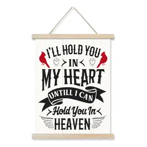 digital printing rolled canvas wall arts custom Valentine's wall scroll hanging decoration inspirational canvas painting