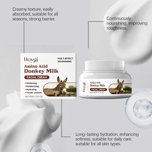 Crème hydratante pour le <span class=keywords><strong>visage</strong></span> à base de <span class=keywords><strong>lait</strong></span> <span class=keywords><strong>d</strong></span>'ânesse, blanchissante et éclaircissante, pour améliorer la peau rugueuse et sèche au quotidien, vente en gros <span class=keywords><strong>d</strong></span>'usine - Product Image 3