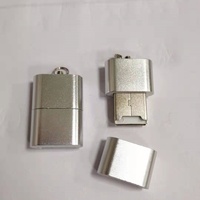 Adaptateur de lecteur de carte mémoire SD Micro TF USB 2.0 ultra-fin en alliage d'aluminium 480 Mbps