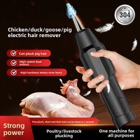 Plumeuse Électrique pour Porcs et Oies - Rechargeable, Entièrement Automatique, Étanche, Élimination des Plumes Sans Effort, Garantie de 3 Mois