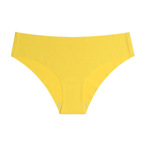 Cuidado de la piel suave diseño Simple fino transpirable colorido <span class=keywords><strong>chicas</strong></span> jóvenes apretado algodón bragas sin costuras para damas <span class=keywords><strong>ropa</strong></span> <span class=keywords><strong>interior</strong></span> - Product Image 5